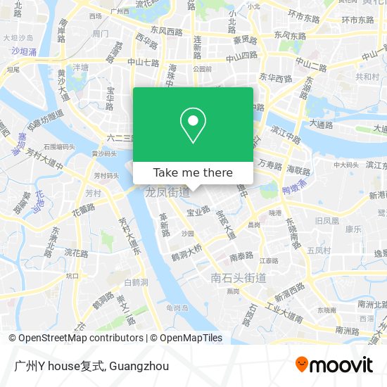 广州Y house复式 map