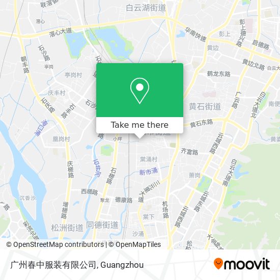 广州春中服装有限公司 map