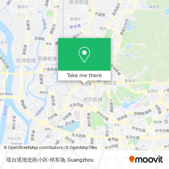 瑶台瑶池北街小区-停车场 map
