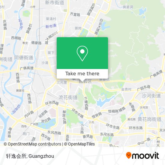 轩逸会所 map