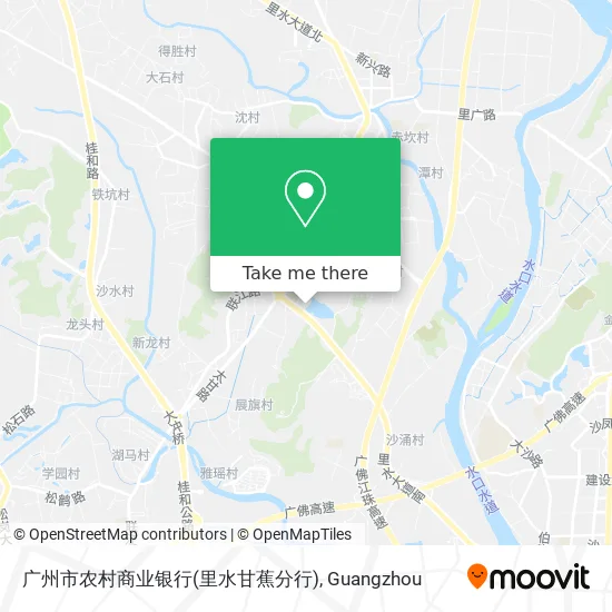 广州市农村商业银行(里水甘蕉分行) map