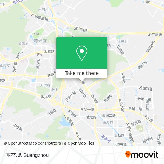 东荟城 map