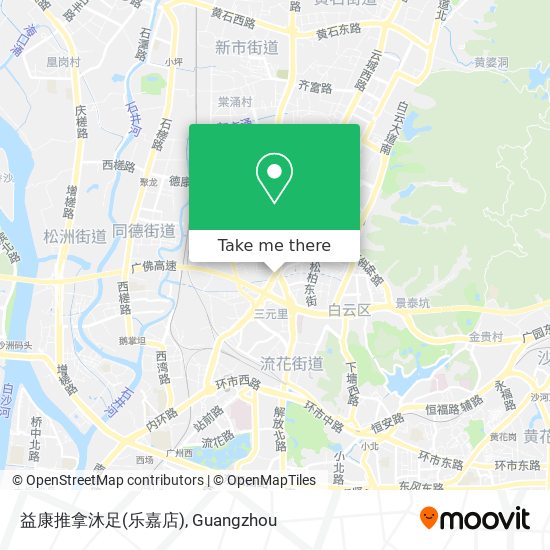 益康推拿沐足(乐嘉店) map