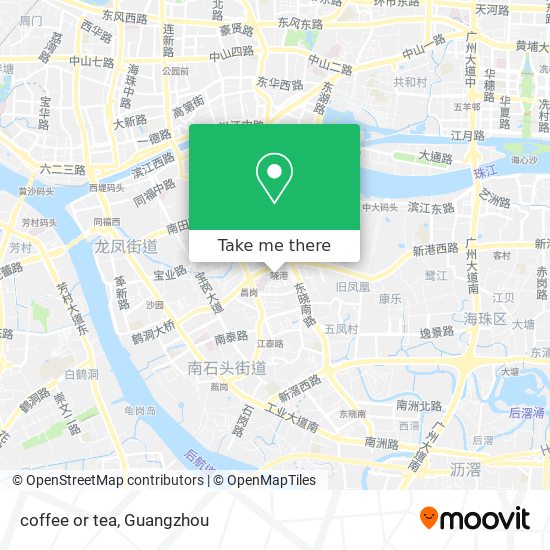 coffee or tea map