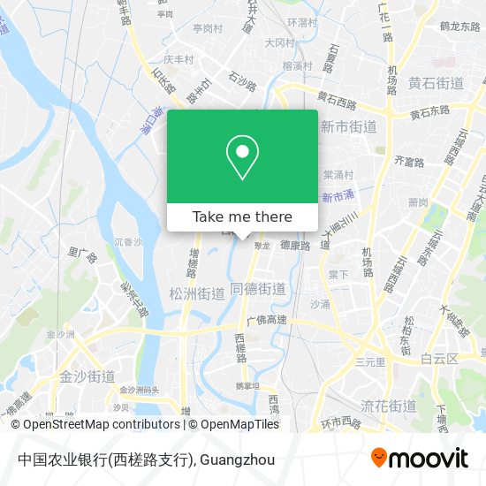 中国农业银行(西槎路支行) map