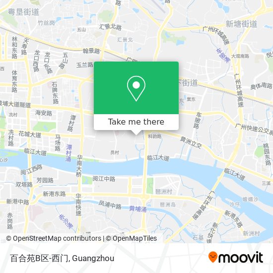 百合苑B区-西门 map