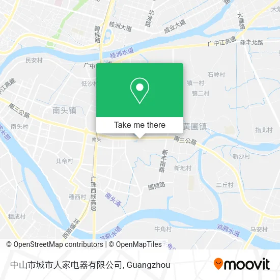 中山市城市人家电器有限公司 map