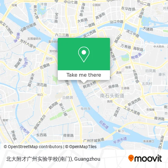 北大附才广州实验学校(南门) map