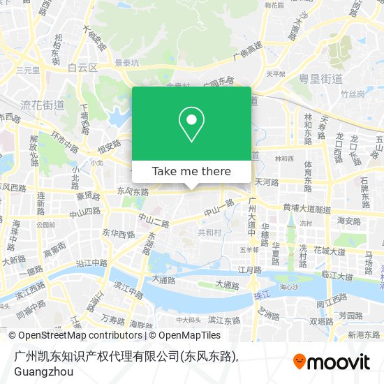 广州凯东知识产权代理有限公司(东风东路) map