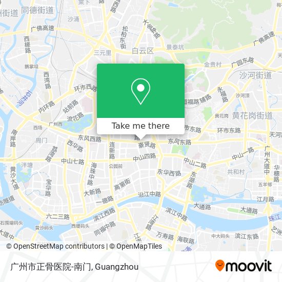 广州市正骨医院-南门 map