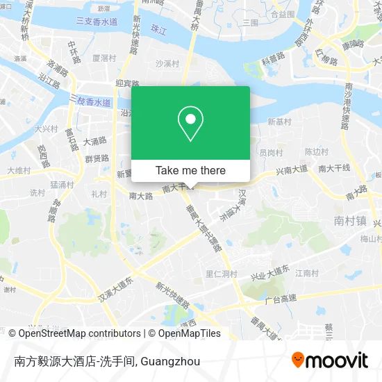 南方毅源大酒店-洗手间 map