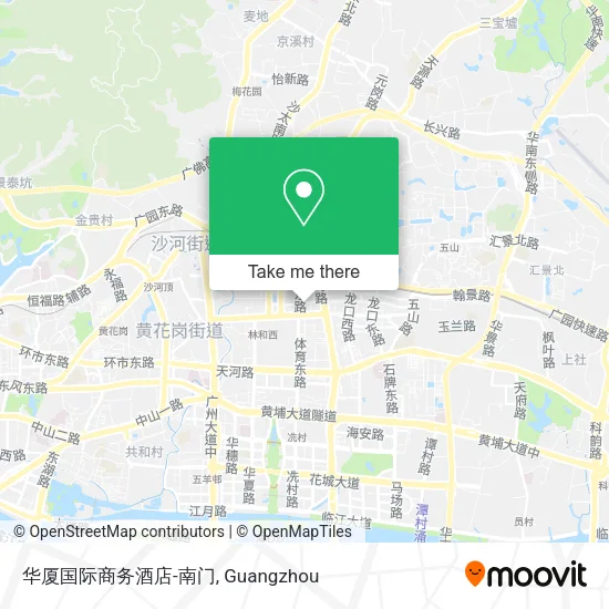 华厦国际商务酒店-南门 map