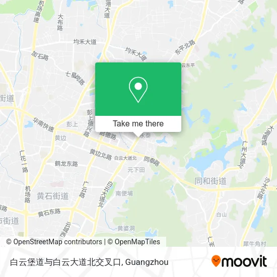 白云堡道与白云大道北交叉口 map