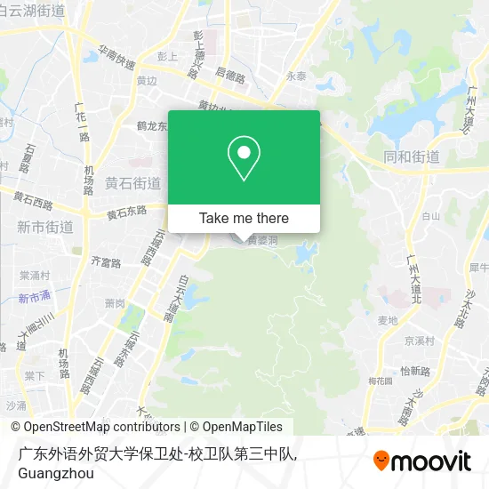 广东外语外贸大学保卫处-校卫队第三中队 map