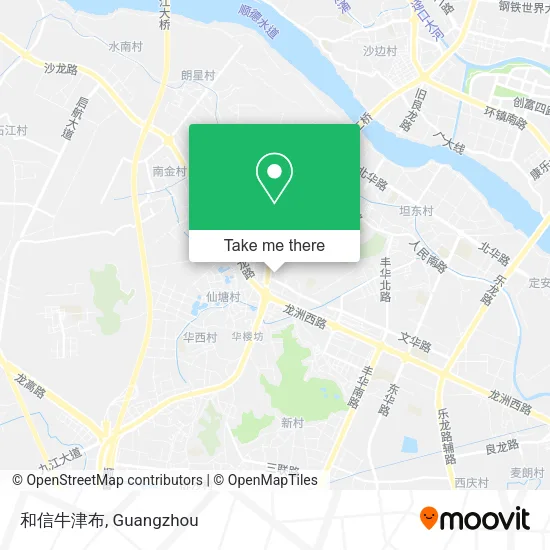 和信牛津布 map