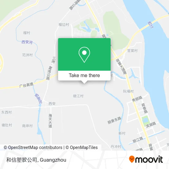 和信塑胶公司 map
