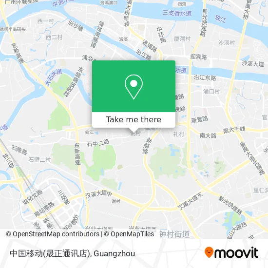 中国移动(晟正通讯店) map