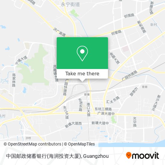 中国邮政储蓄银行(海润投资大厦) map