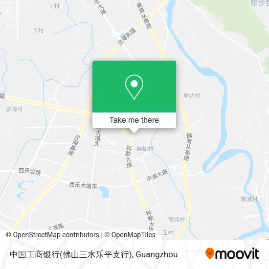 中国工商银行(佛山三水乐平支行) map