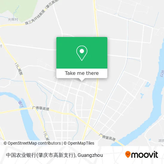 中国农业银行(肇庆市高新支行) map