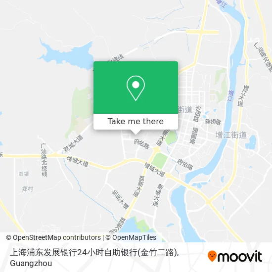 上海浦东发展银行24小时自助银行(金竹二路) map
