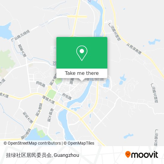 挂绿社区居民委员会 map