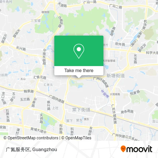 广氮服务区 map