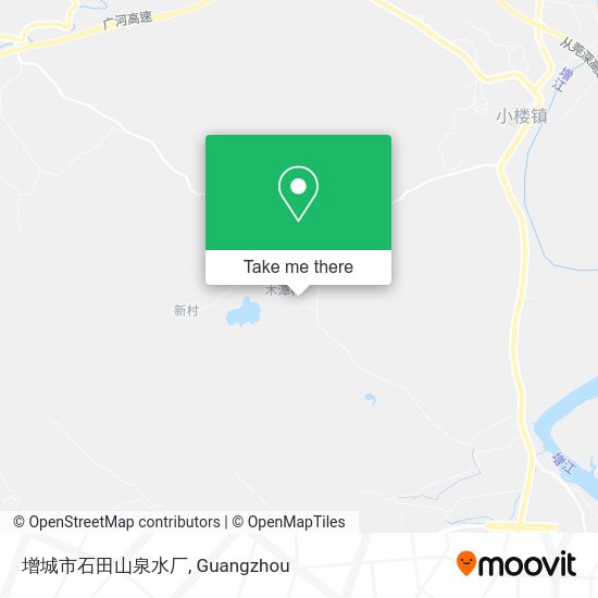 增城市石田山泉水厂 map