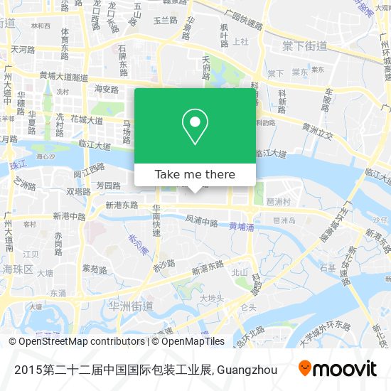2015第二十二届中国国际包装工业展 map