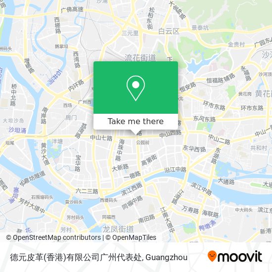 德元皮革(香港)有限公司广州代表处 map