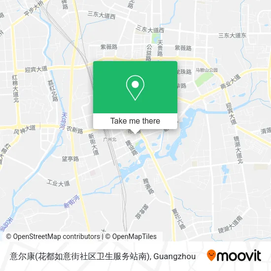 意尔康(花都如意街社区卫生服务站南) map