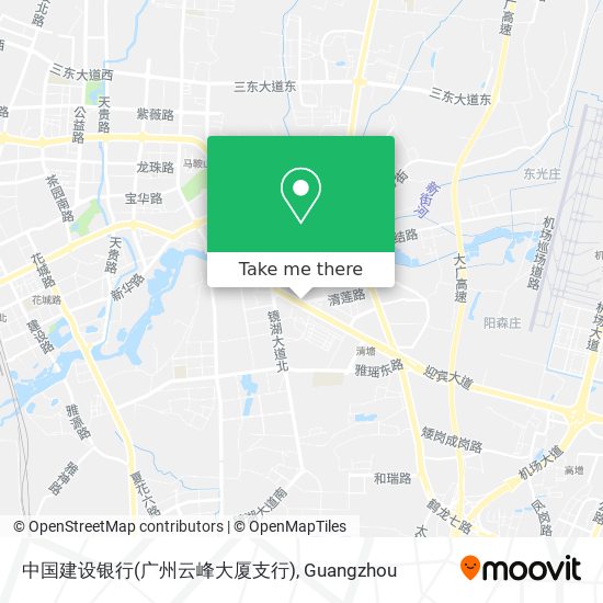 中国建设银行(广州云峰大厦支行) map