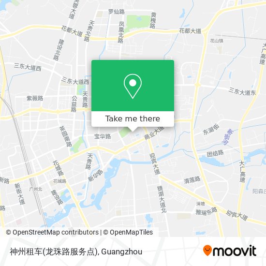 神州租车(龙珠路服务点) map