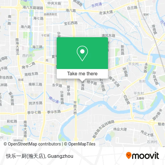快乐一厨(瀚天店) map