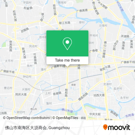 佛山市南海区大沥商会 map