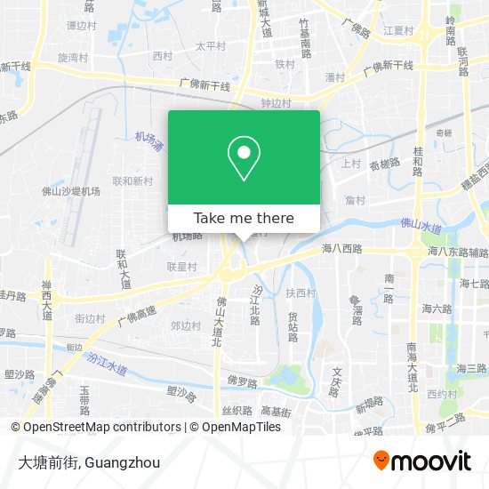 大塘前街 map