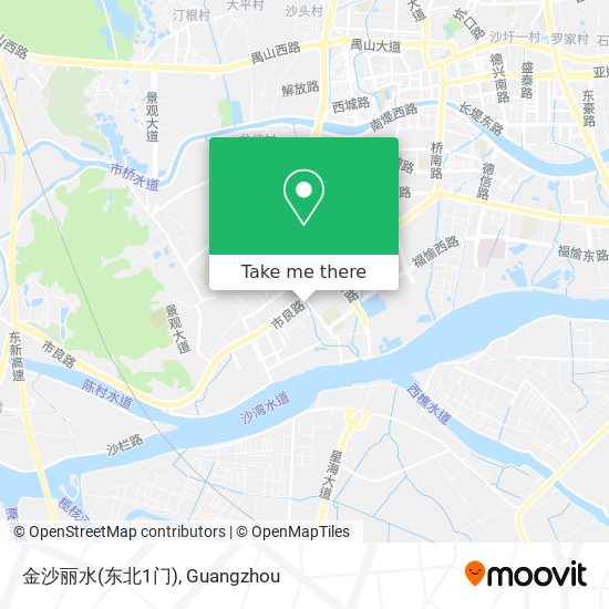 金沙丽水(东北1门) map