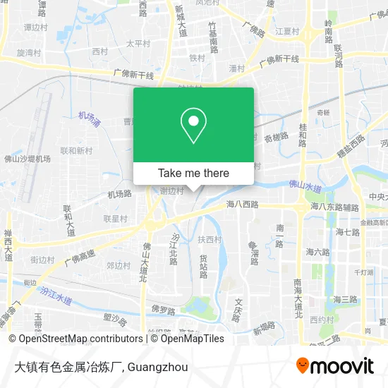 大镇有色金属冶炼厂 map