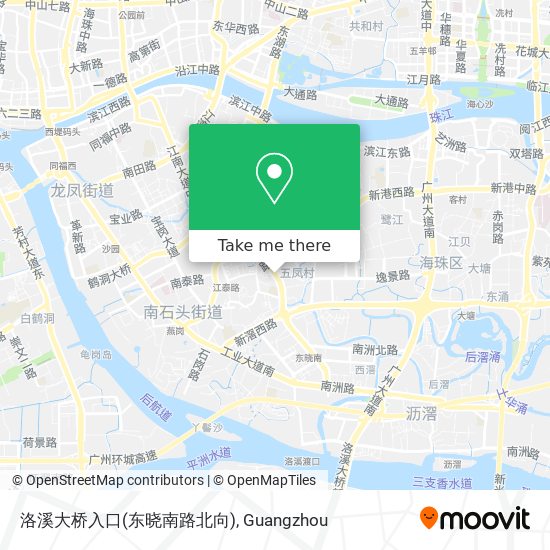 洛溪大桥入口(东晓南路北向) map