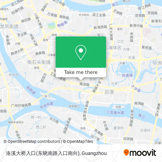洛溪大桥入口(东晓南路入口南向) map