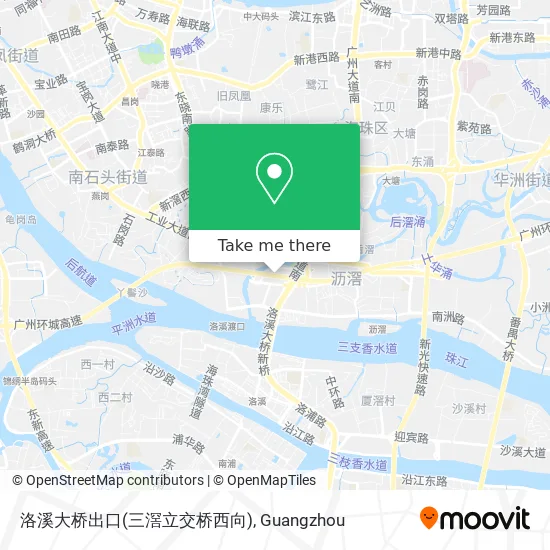 洛溪大桥出口(三滘立交桥西向) map