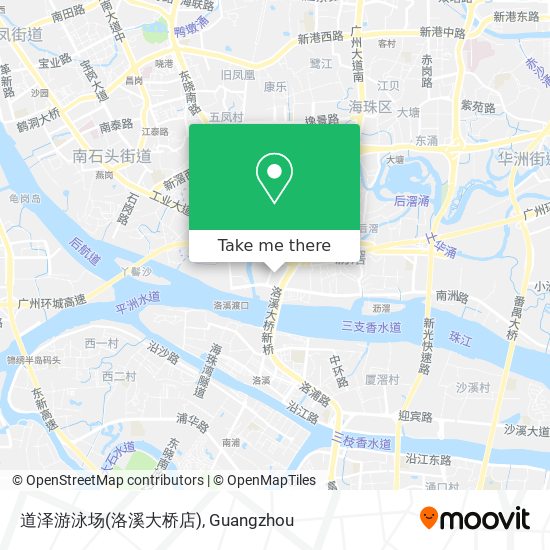 道泽游泳场(洛溪大桥店) map