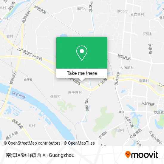 南海区狮山镇西区 map