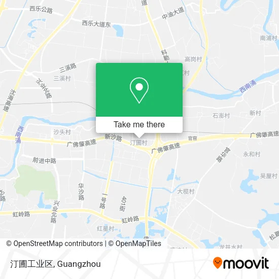 汀圃工业区 map