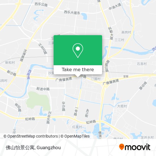 佛山怡景公寓 map