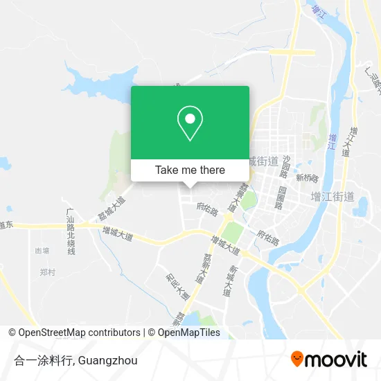 合一涂料行 map