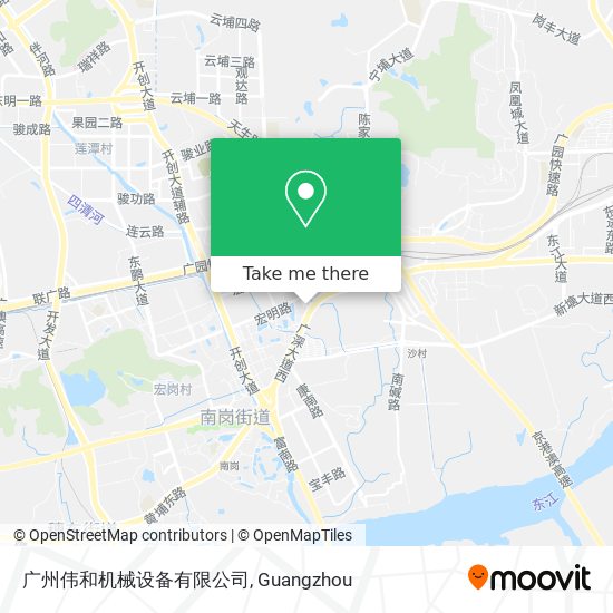 广州伟和机械设备有限公司 map