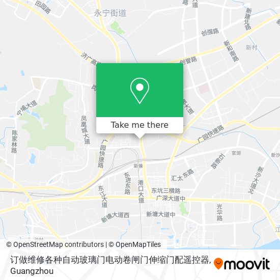 订做维修各种自动玻璃门电动卷闸门伸缩门配遥控器 map