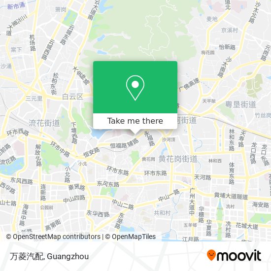 万菱汽配 map