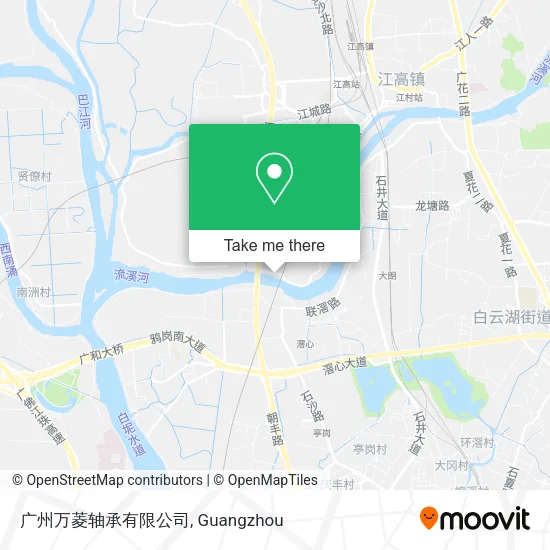 广州万菱轴承有限公司 map